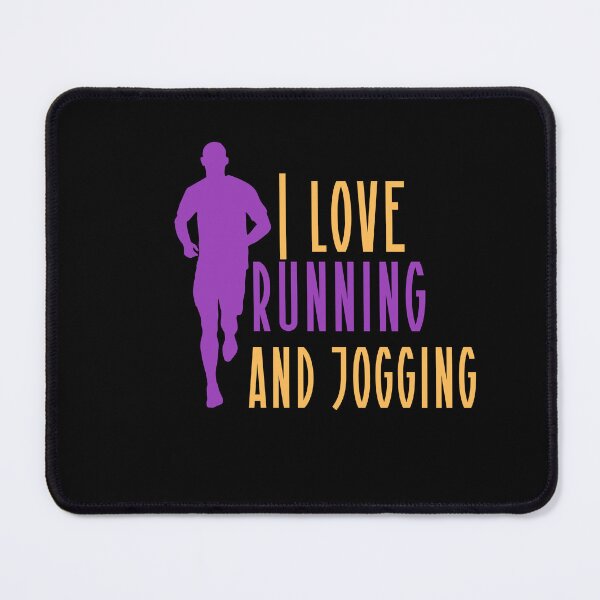 Item preview, I love running and jogging designed and sold by mahmoudfarrag.