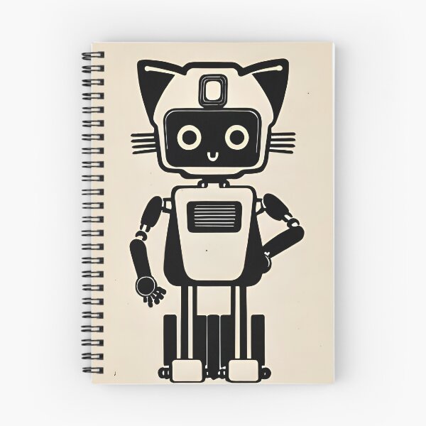 Item preview, Robo-Kitty Friend designed and sold by DangerRabbit.