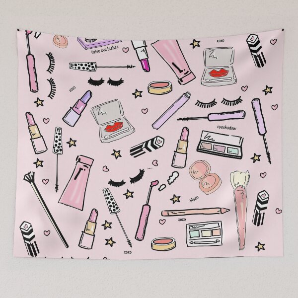 Item preview, Makeup Love - Pink  designed and sold by Mukta Lata Barua.