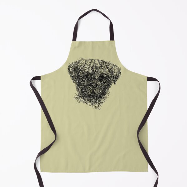 Item preview, Pug Mops - Doodle Art designed and sold by Kabira77.