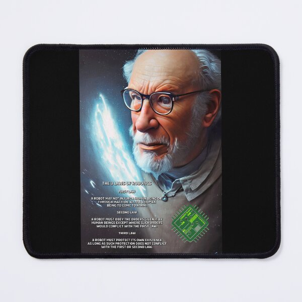 Item preview, THREE LAWS OF ROBOTICS, ASIMOV TRIBUTE No3 designed and sold by angelisart.