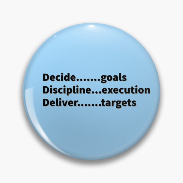 Item preview, (BF) Discipline, dedication and execution designed and sold by greatvibes4u.