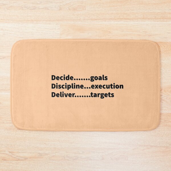 Item preview, (BF) Discipline, dedication and execution designed and sold by greatvibes4u.