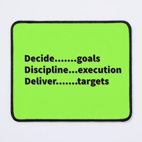 Item preview, (BF) Discipline, dedication and execution designed and sold by greatvibes4u.