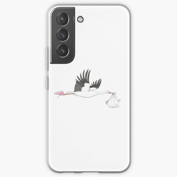 Stork in Running Shoes Samsung Galaxy Soft Case