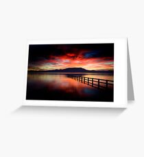 Red Saturday Greeting Card