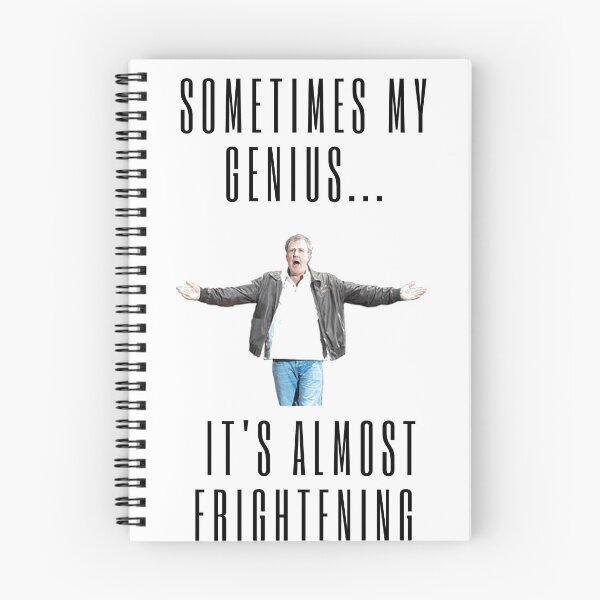 Item preview, Sometimes my genius... it's almost frightening - Jeremy Clarkson Quote designed and sold by Cubezz.