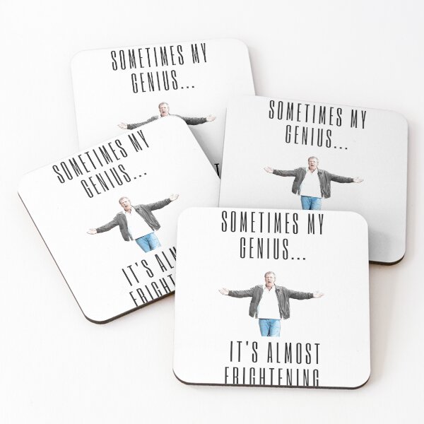 Item preview, Sometimes my genius... it's almost frightening - Jeremy Clarkson Quote designed and sold by Cubezz.