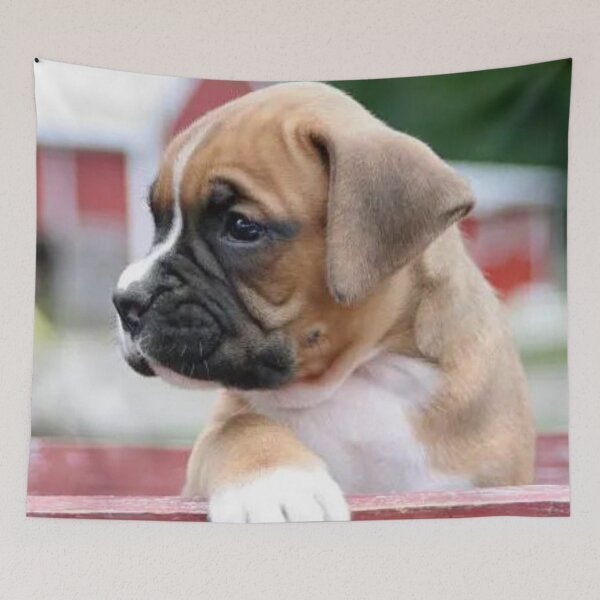 Item preview, Boxer Dog Puppy Curious designed and sold by DesignVertex.