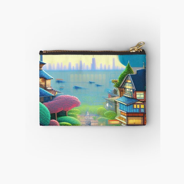 Item preview, Pixelated Cityscape Reality and Illusion designed and sold by Nellisstadia.