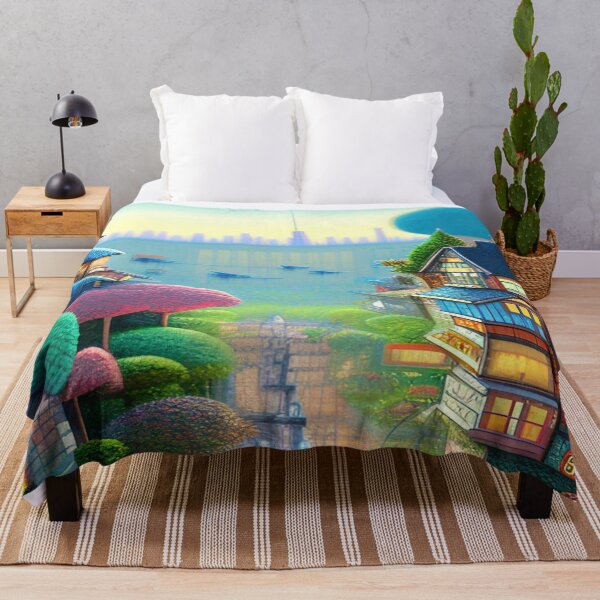 Item preview, Pixelated Cityscape Reality and Illusion designed and sold by Nellisstadia.