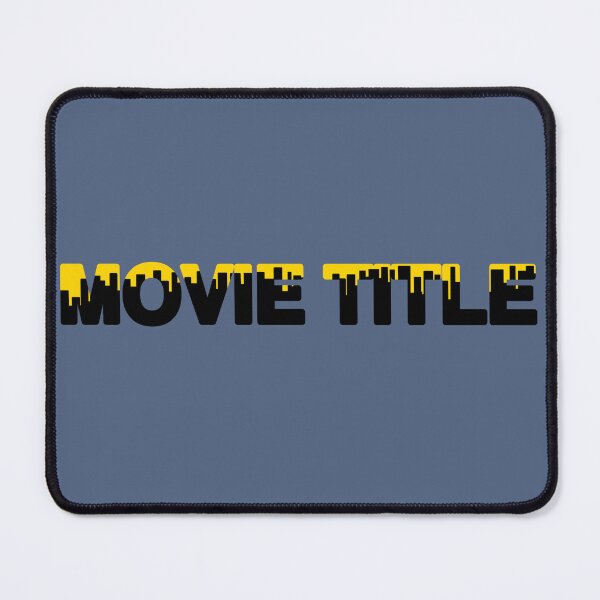 Item preview, Movie Title text graphic Yellow designed and sold by MDHairston2.