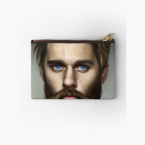 Item preview, Young Bearded Man- Blue Eyed Cutie designed and sold by LthrDaddyBear.