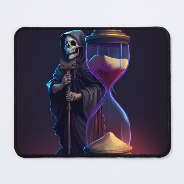 Item preview, Grim Reaper with an Hourglass Digital Painting designed and sold by CodeAndColors.