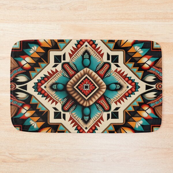 Item preview, Bright Colorful South American Pattern, Native, South West designed and sold by CosyBubble.