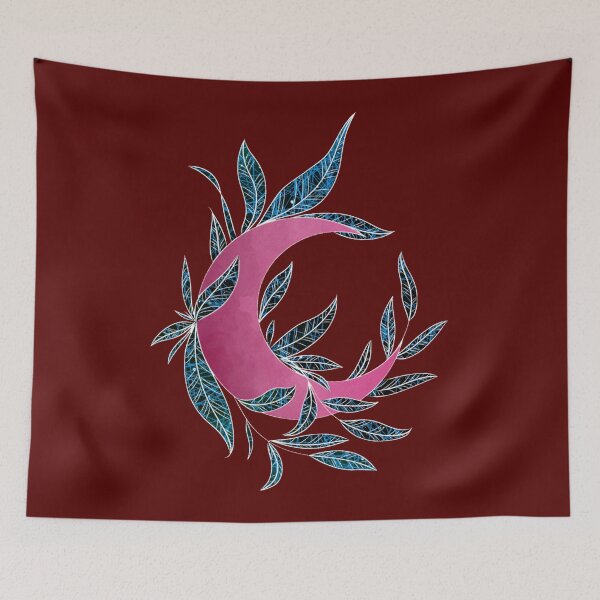 Aperçu de l'œuvre La Lune dans le jardin – Celestial Designs créée et vendue par MistyMorningsOR.