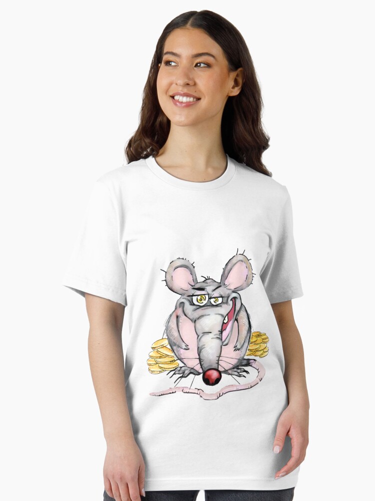 Thumbnail 1 of 7, Essential T-Shirt, Greedy Rat designed and sold by Anthropolog.