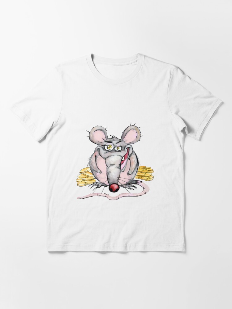 Thumbnail 3 of 7, Essential T-Shirt, Greedy Rat designed and sold by Anthropolog.