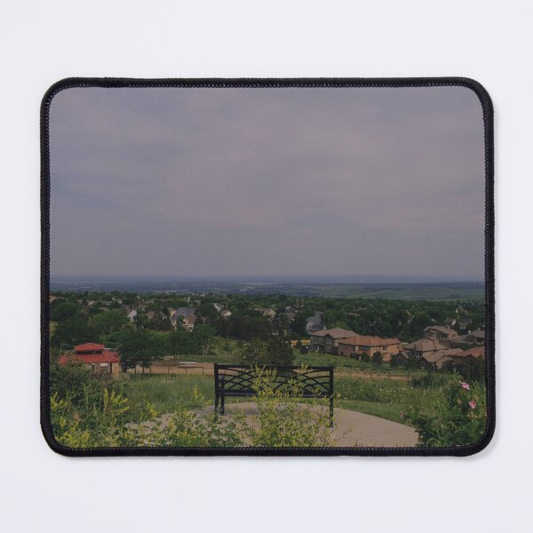 Item preview, Park Bench View from Forsberg Iron Spring Park designed and sold by chillbilldill.