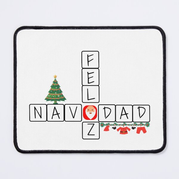 Item preview, Feliz Navidad crossword puzzle designed and sold by PlumeInZeMug.