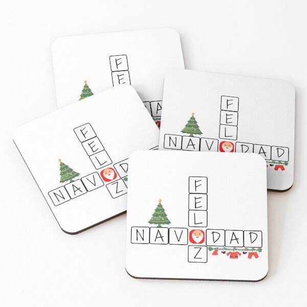 Item preview, Feliz Navidad crossword puzzle designed and sold by PlumeInZeMug.
