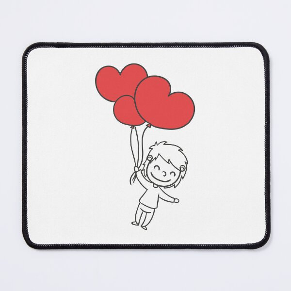Item preview, San Valentín - Niño con globos de corazón designed and sold by GNDesign.