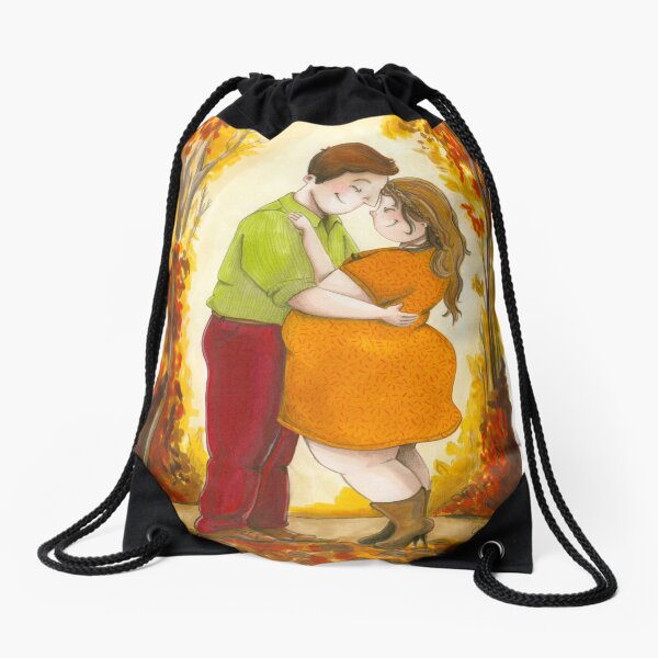 Fall feelings Drawstring Bag