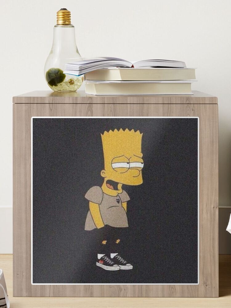 Sticker Bart Art Board Print for Sale by Stre1f