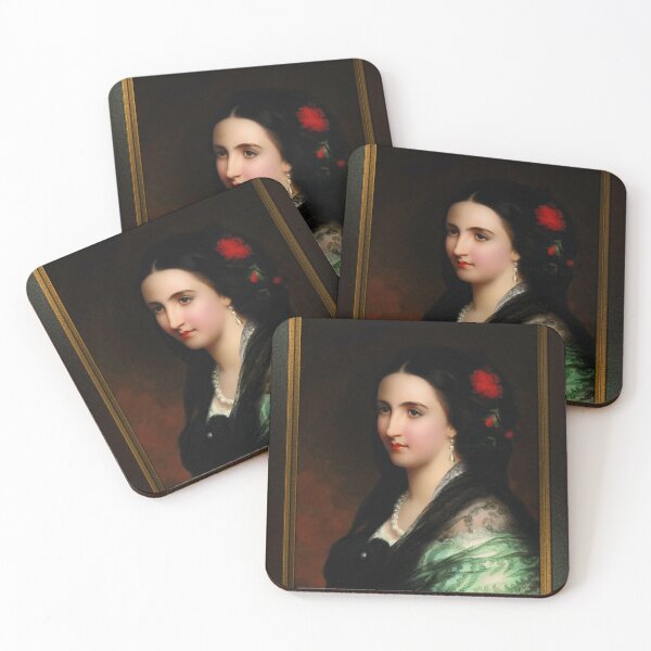 Item preview, Empress Carlota of Mexico by Hermann Winterhalter Remastered Xzendor7 Classical Art Old Masters Reproductions designed and sold by Xzendor7 Digital Art Creations.