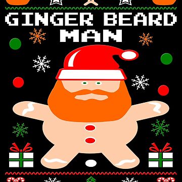 Artwork thumbnail, Ginger Beard Man Christmas by EthosWear
