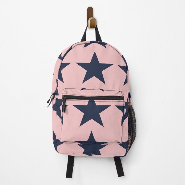 Item preview, Large NAVY BLUE and BABY PINK STARS designed and sold by RachelMacht.