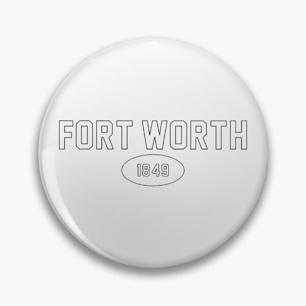 Item preview, Fort Worth 1849 / Black Outline designed and sold by PEK1787.