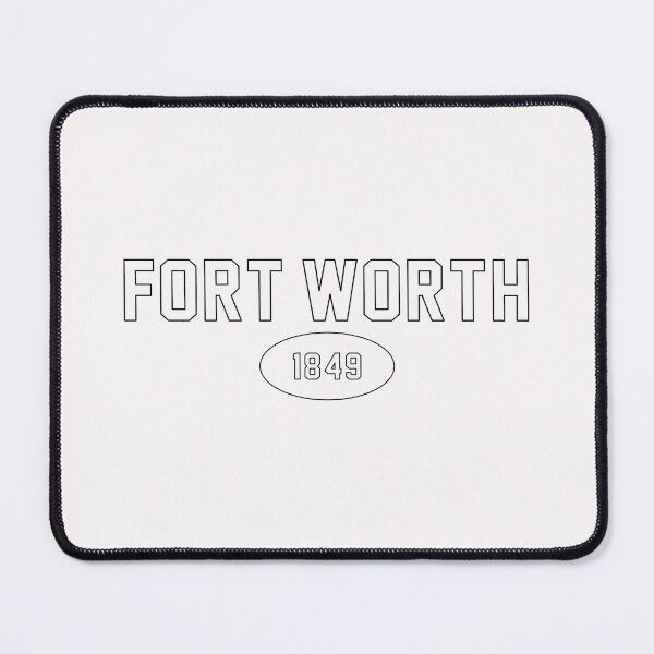 Item preview, Fort Worth 1849 / Black Outline designed and sold by PEK1787.