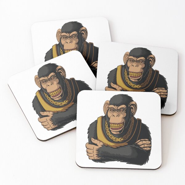 Item preview, Chimpanzee Smiling expression designed and sold by TADYSHOP.