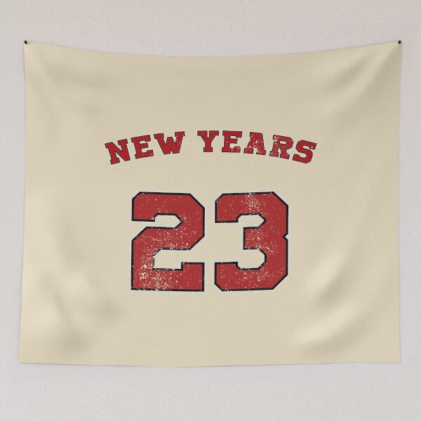 Item preview, Retro College New Years 2023 Distress Pattern designed and sold by ddworkshop.