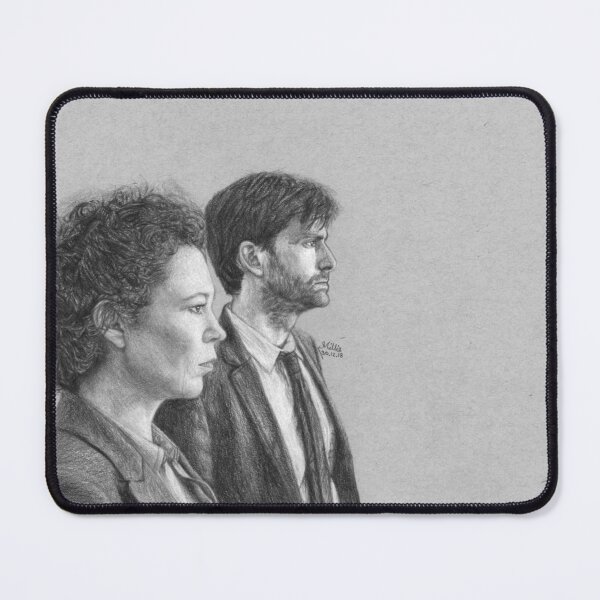 Item preview, David Tennant and Olivia Colman designed and sold by Millie Oldham.