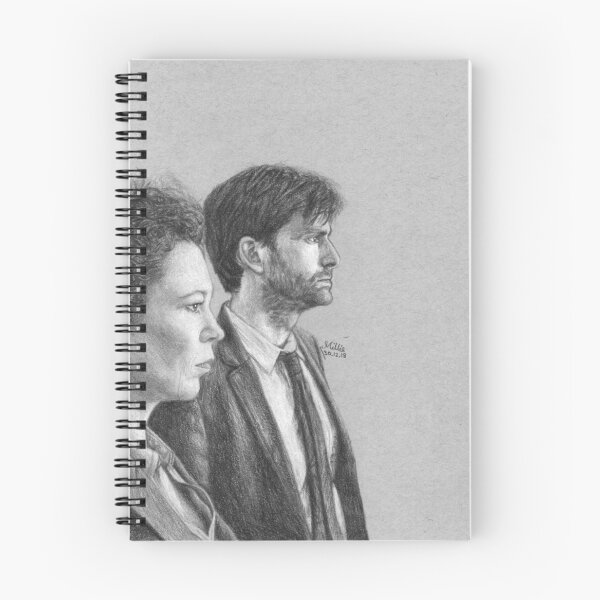 Item preview, David Tennant and Olivia Colman  designed and sold by Millie Oldham.
