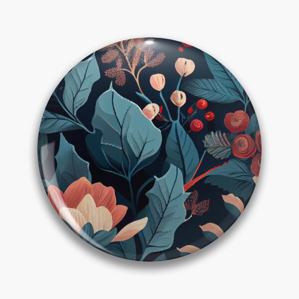 Item preview, Modern Flat Winter Plants Pattern Digital Painting designed and sold by CodeAndColors.
