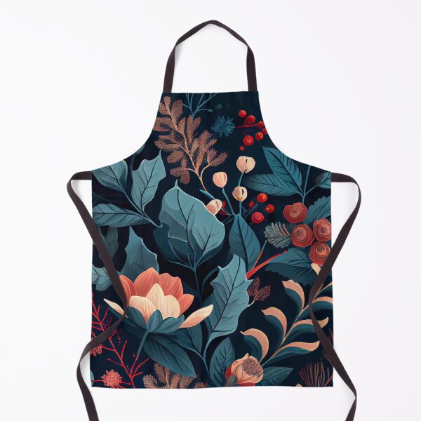 Item preview, Modern Flat Winter Plants Pattern Digital Painting designed and sold by CodeAndColors.