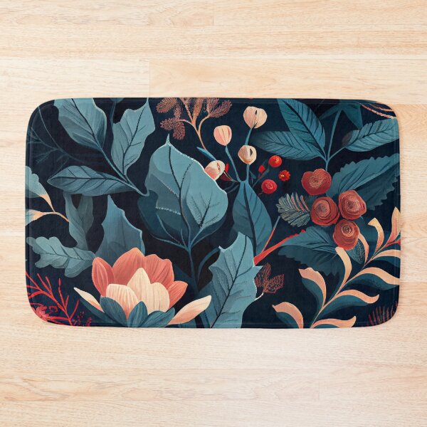 Item preview, Modern Flat Winter Plants Pattern Digital Painting designed and sold by CodeAndColors.