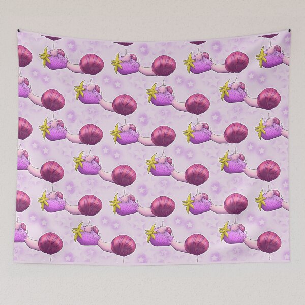 Item preview, Patrón Caracoles y Estrellas Rosa designed and sold by Kirin-Riki.