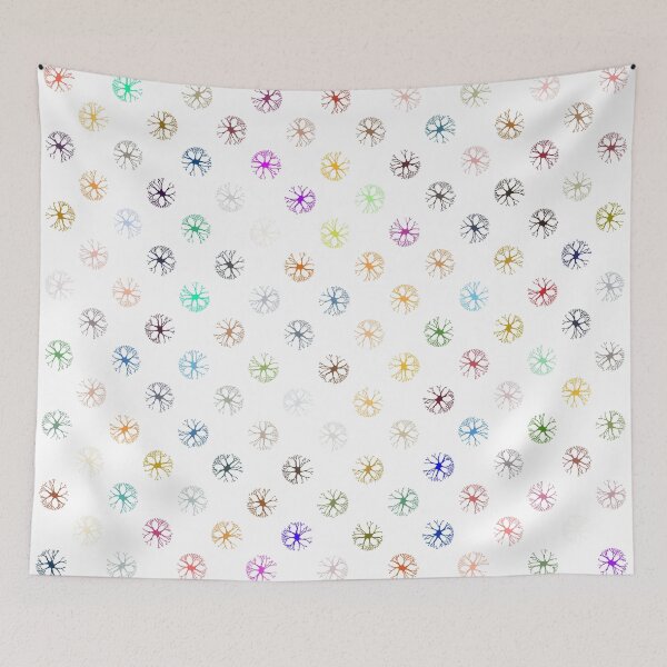 Item preview, Neuronal Abstract Multicolour Art designed and sold by Pixel4Art.