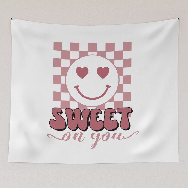 Item preview, Smiley Face Retro Valentine's  designed and sold by HappyLifeCreate.