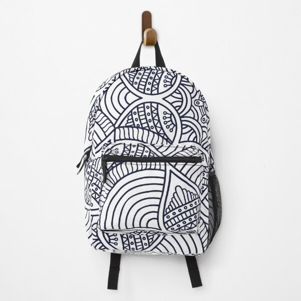 Item preview, The line Art _ Rangoli Edition _ B&W designed and sold by AI-Collections.