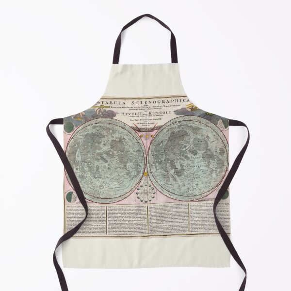 Item preview, Moon Map, Vintage Retro Style designed and sold by Wanderlust77.