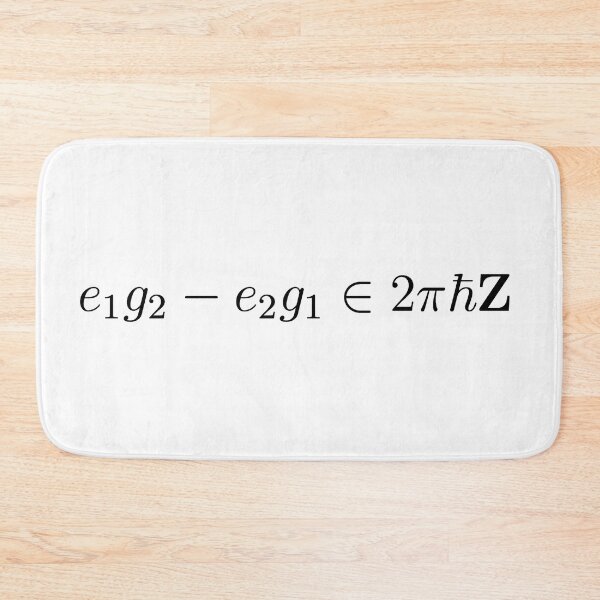 Item preview, Dirac quantization condition, quantum physics designed and sold by NoetherSym.
