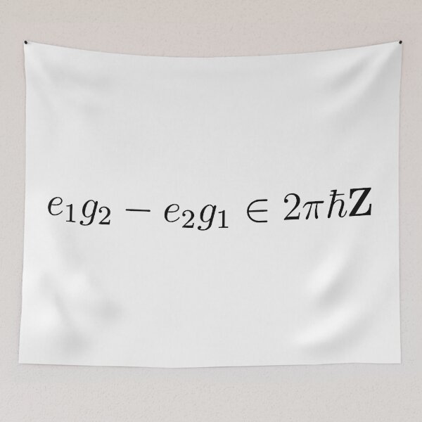 Item preview, Dirac quantization condition, quantum physics designed and sold by NoetherSym.