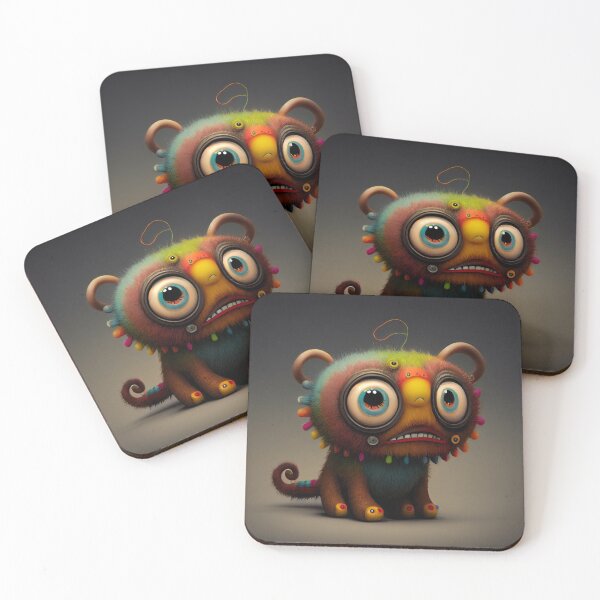 Item preview, Wierd Trippy Psychellic Monkey Digital Painting designed and sold by CodeAndColors.