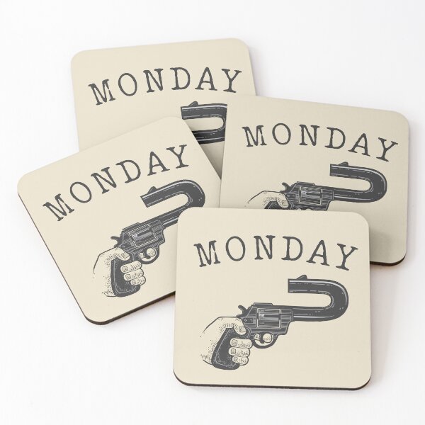 Item preview, monday gun designed and sold by VinagreShop.