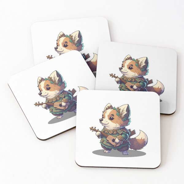 Item preview, Corgifolk Bard Character designed and sold by DesignTerror.
